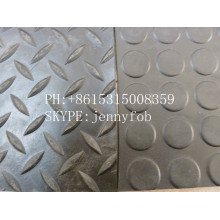 Round DOT Anti-Abrasive Cloth Insertion Rib Rubber Sheet